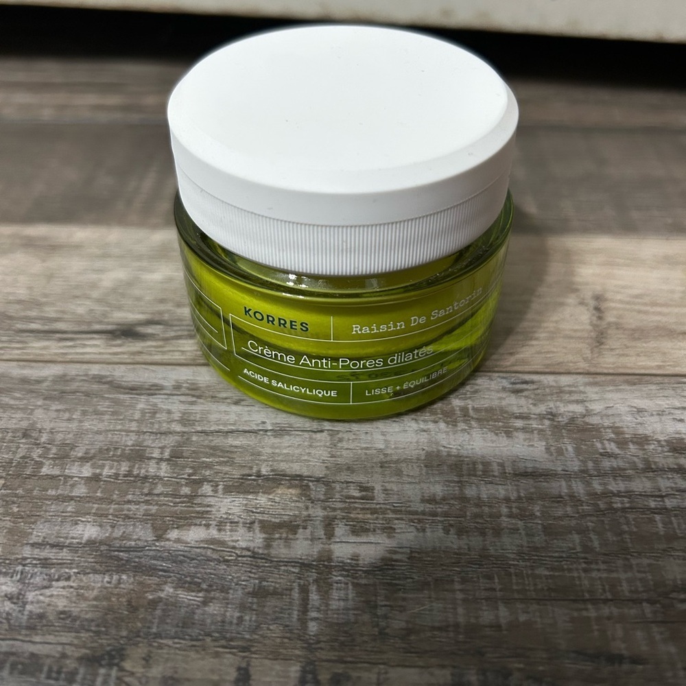 🍇 KORRES Santorini Grape Poreless Skin Cream New